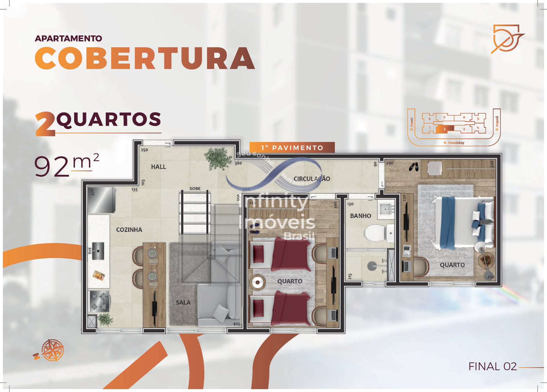 Cobertura, 2 quartos, 117 m² - Foto 18