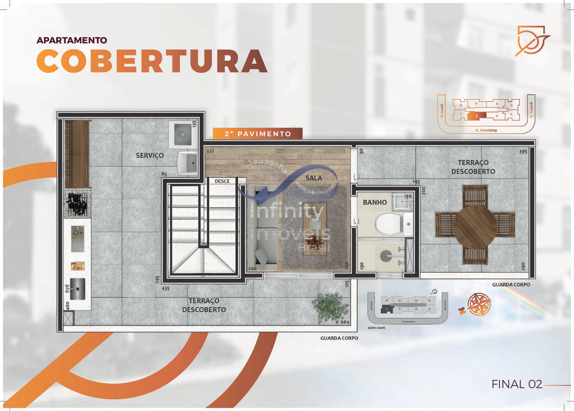 Cobertura, 2 quartos, 117 m² - Foto 19