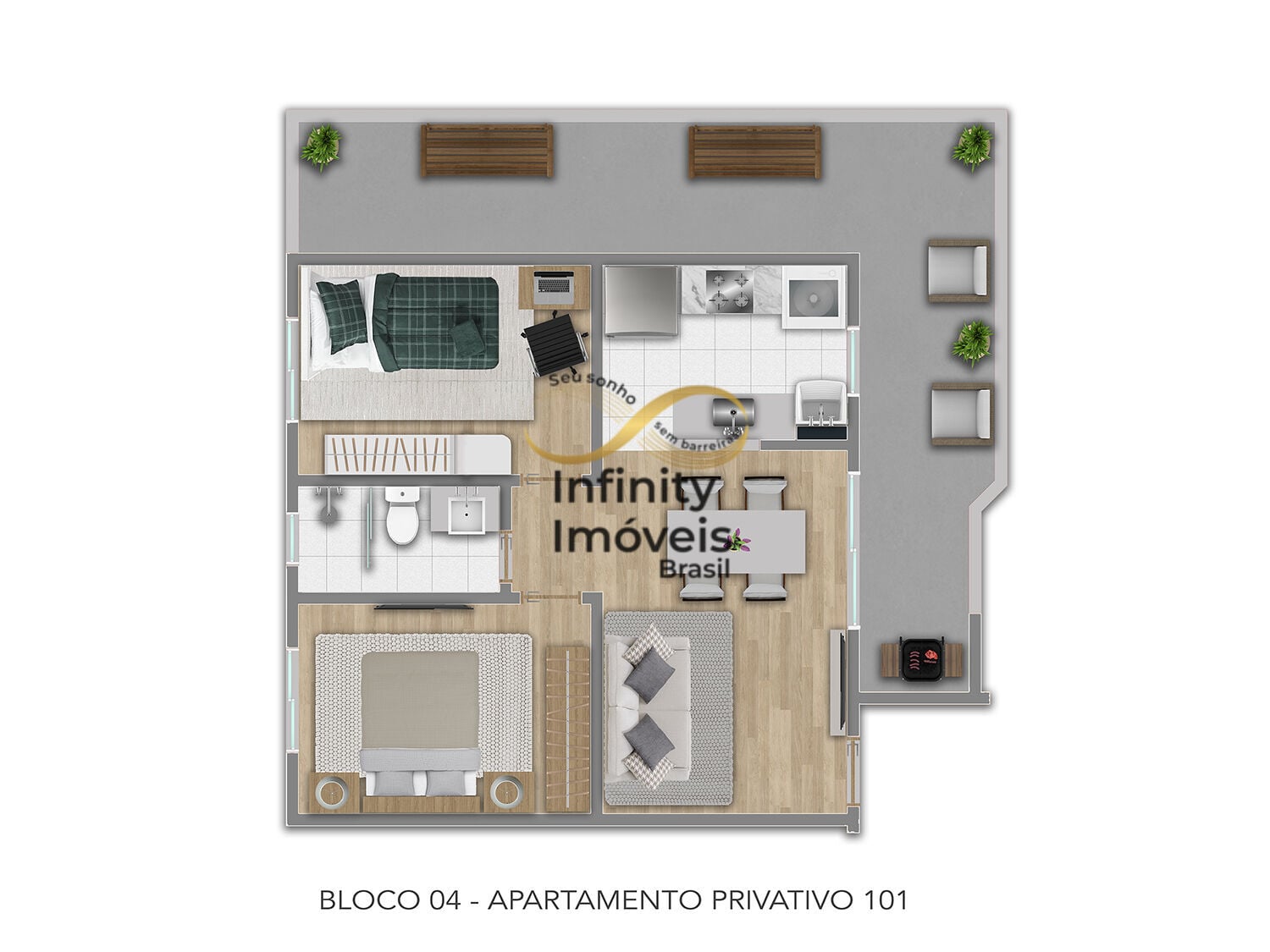 Apartamento, 2 quartos, 43 m² - Foto 23