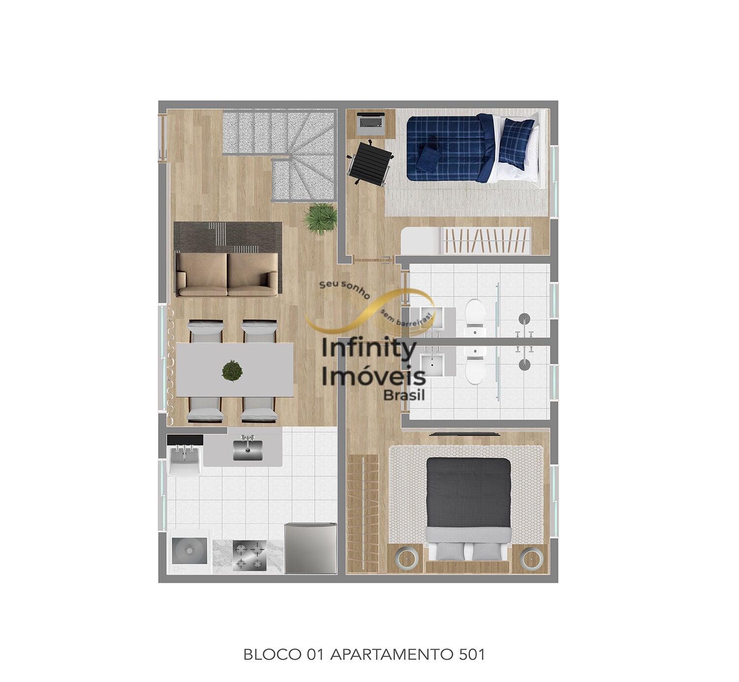 Apartamento, 2 quartos, 43 m² - Foto 22