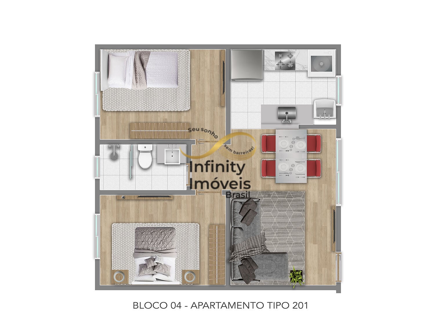 Apartamento, 2 quartos, 43 m² - Foto 25