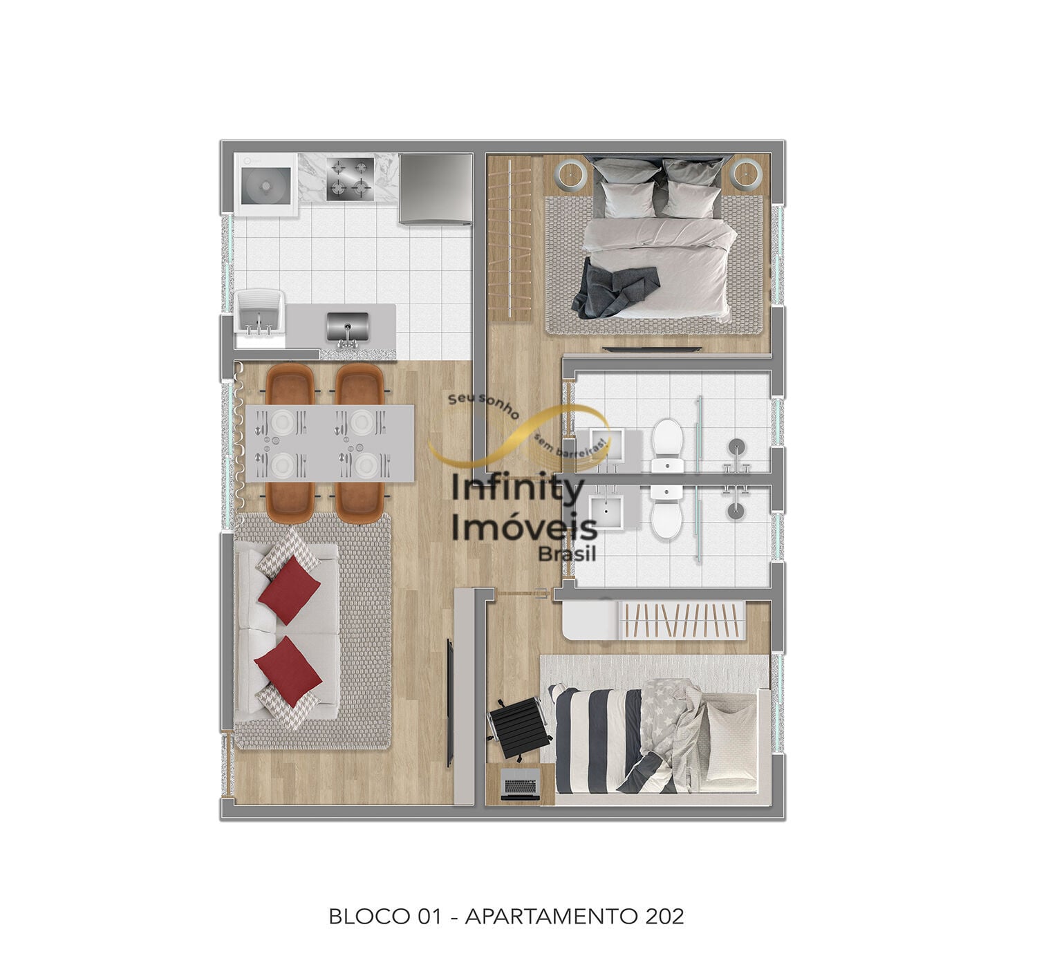 Apartamento, 2 quartos, 43 m² - Foto 26