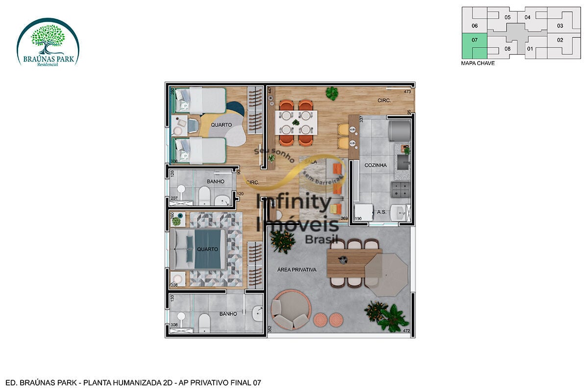 Apartamento, 2 quartos, 45 m² - Foto 13