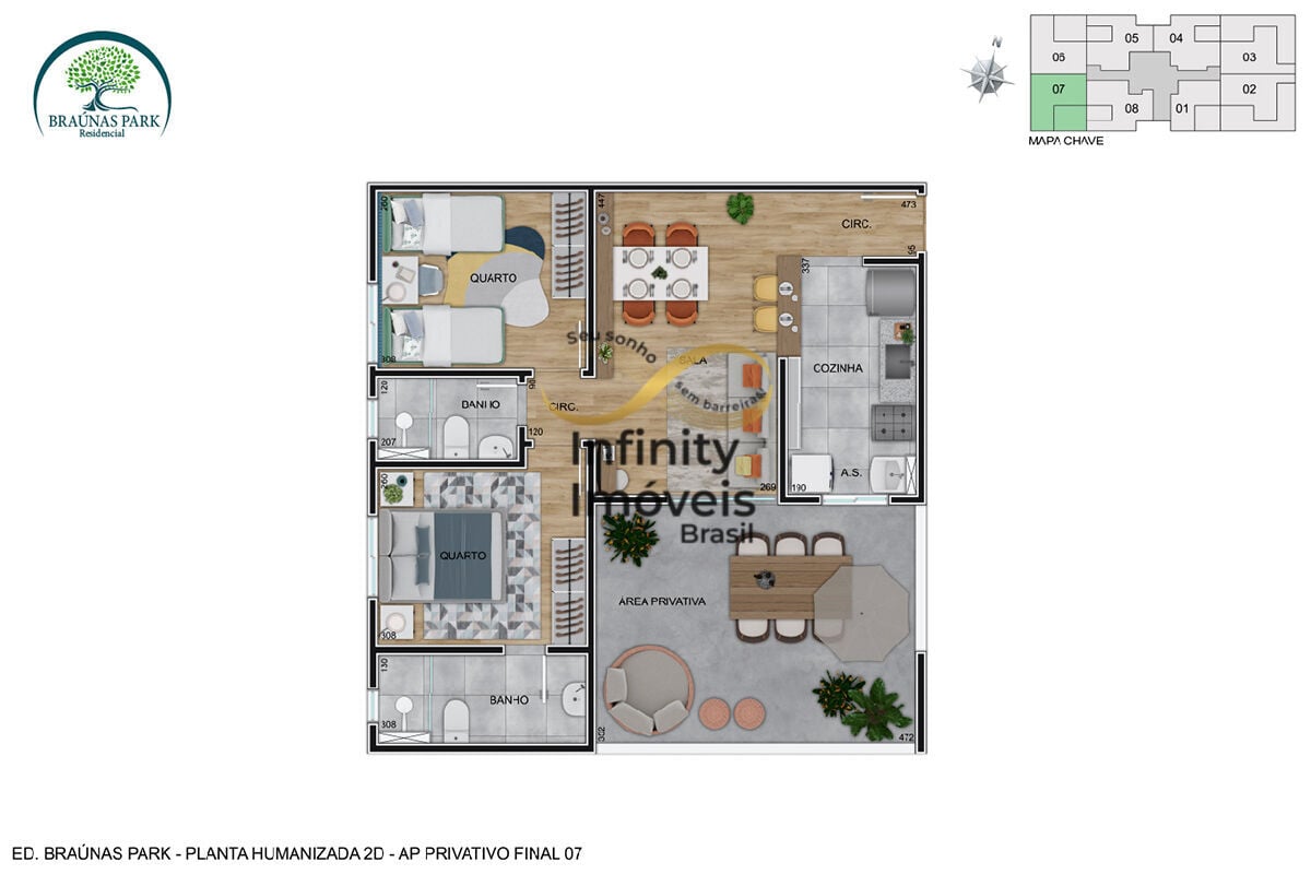 Apartamento, 2 quartos, 45 m² - Foto 14