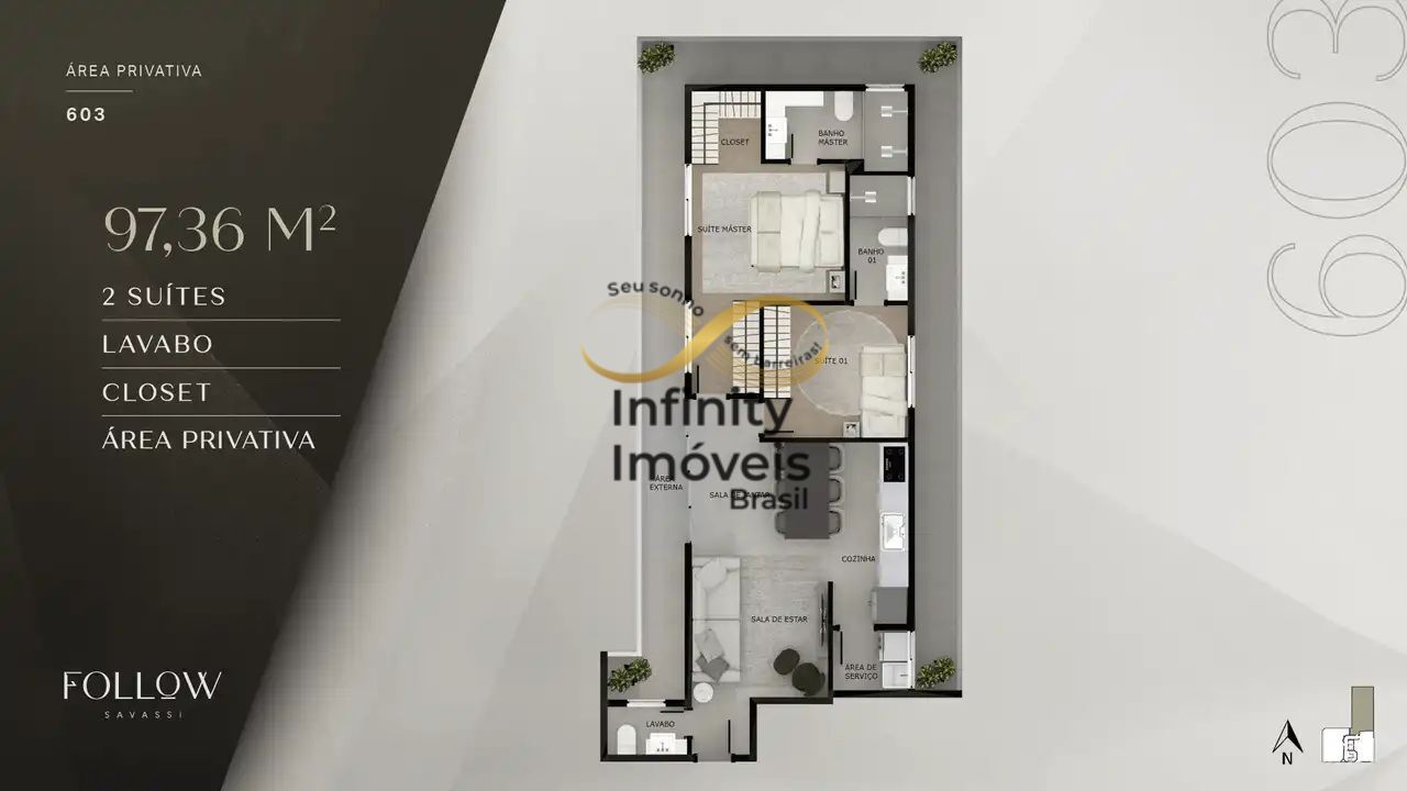 Apartamento, 2 quartos, 97 m² - Foto 32