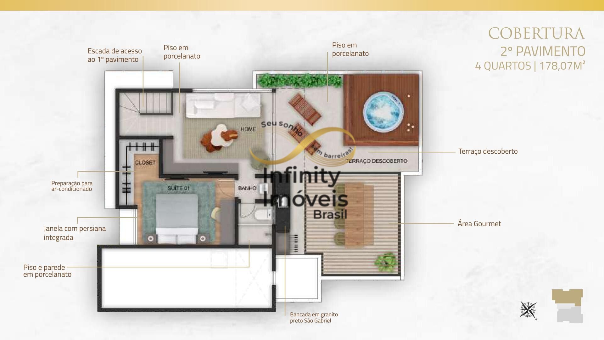 Apartamento, 4 quartos, 36 m² - Foto 76