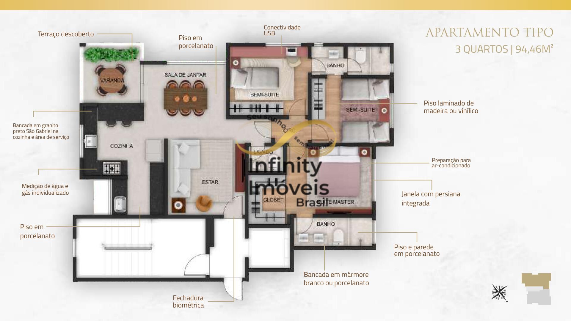 Apartamento, 4 quartos, 36 m² - Foto 74