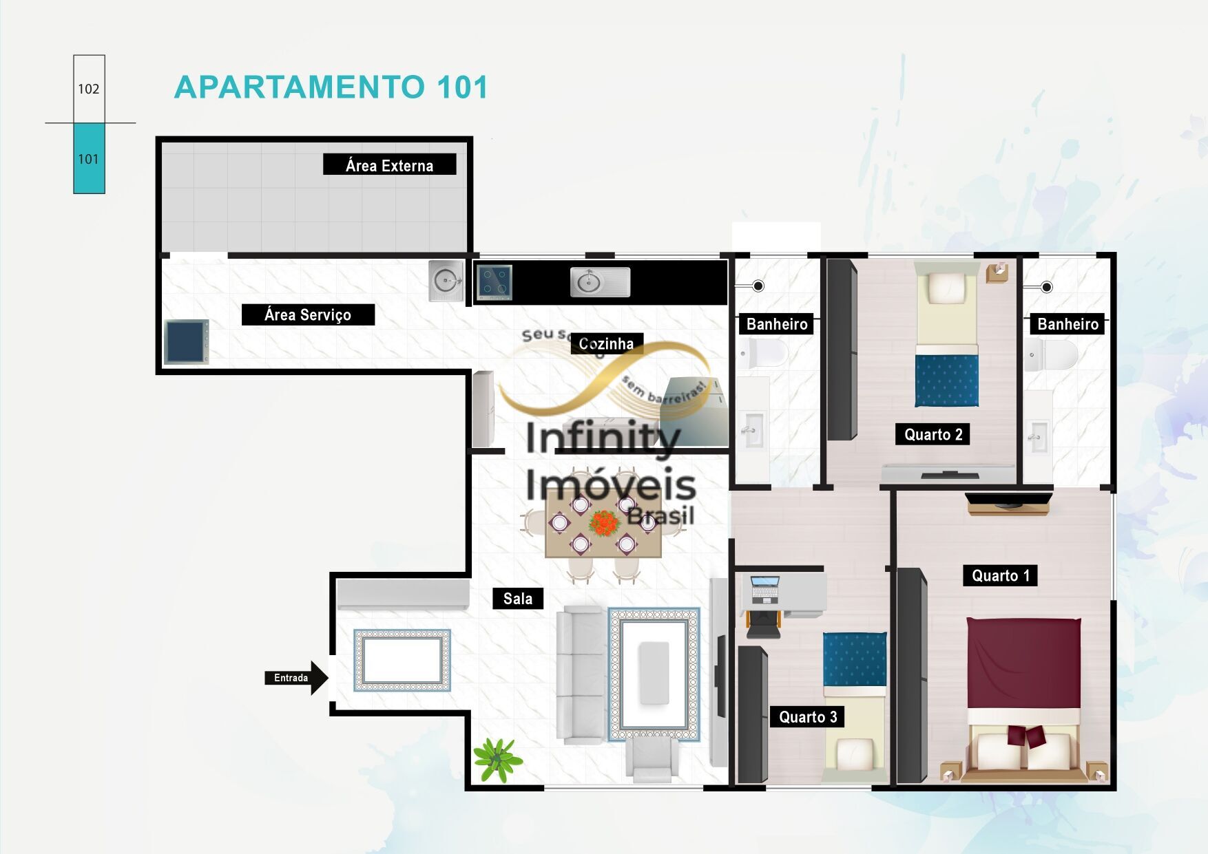 Cobertura, 2 quartos, 97 m² - Foto 22