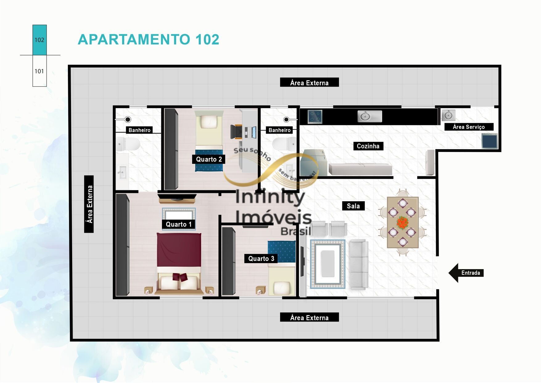 Cobertura, 2 quartos, 97 m² - Foto 23