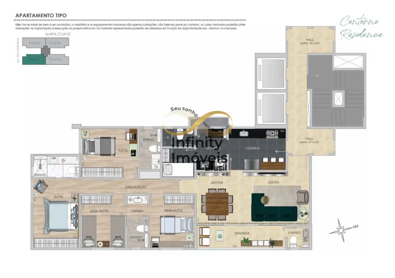 Apartamento, 4 quartos, 131 m² - Foto 38