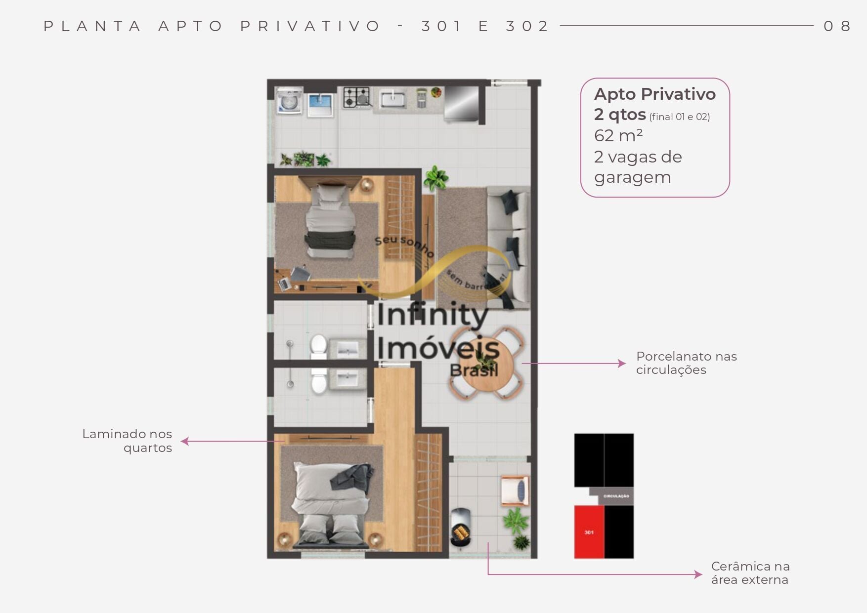 Apartamento, 2 quartos, 68 m² - Foto 38