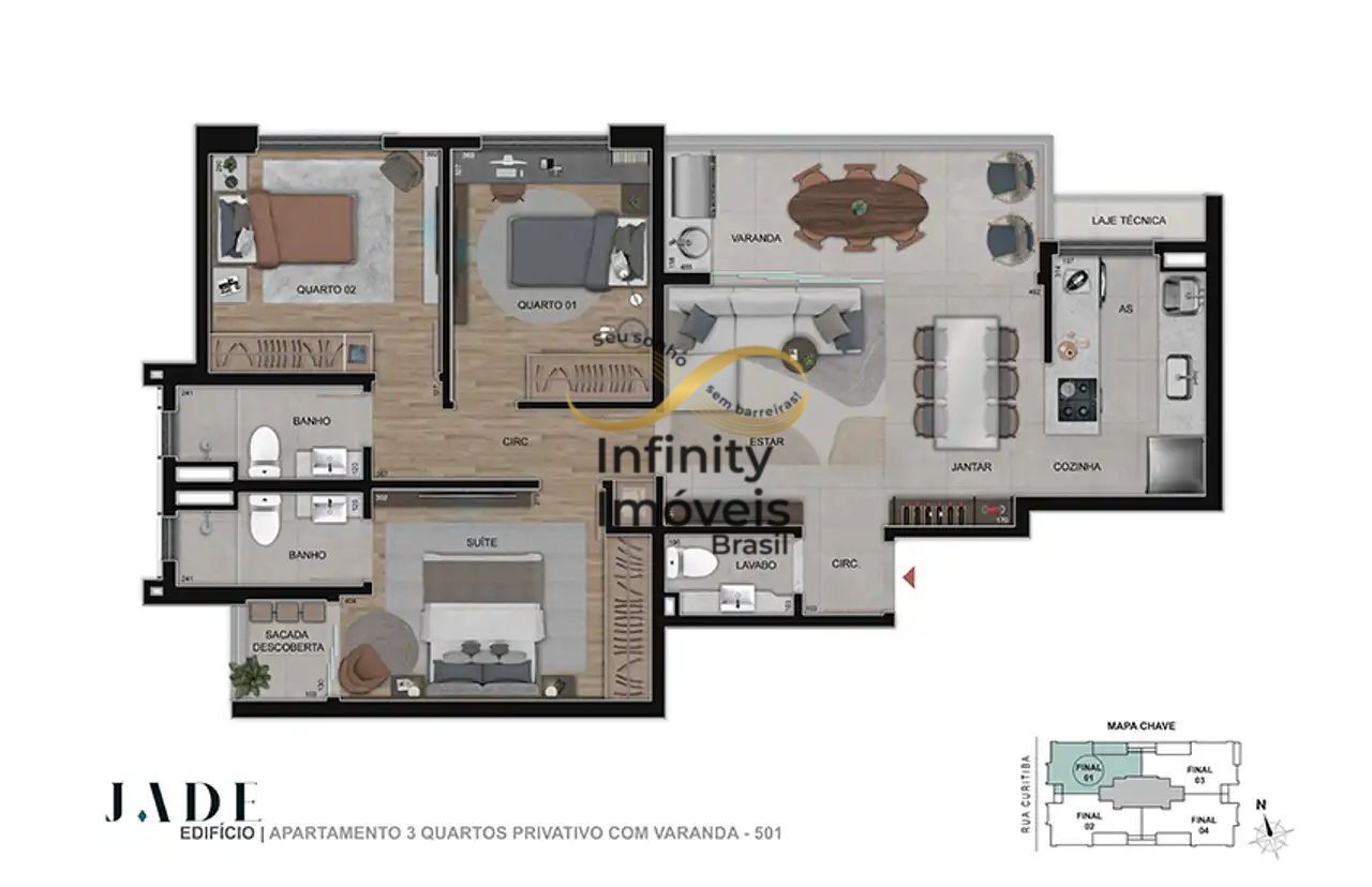 Apartamento, 3 quartos, 84 m² - Foto 29