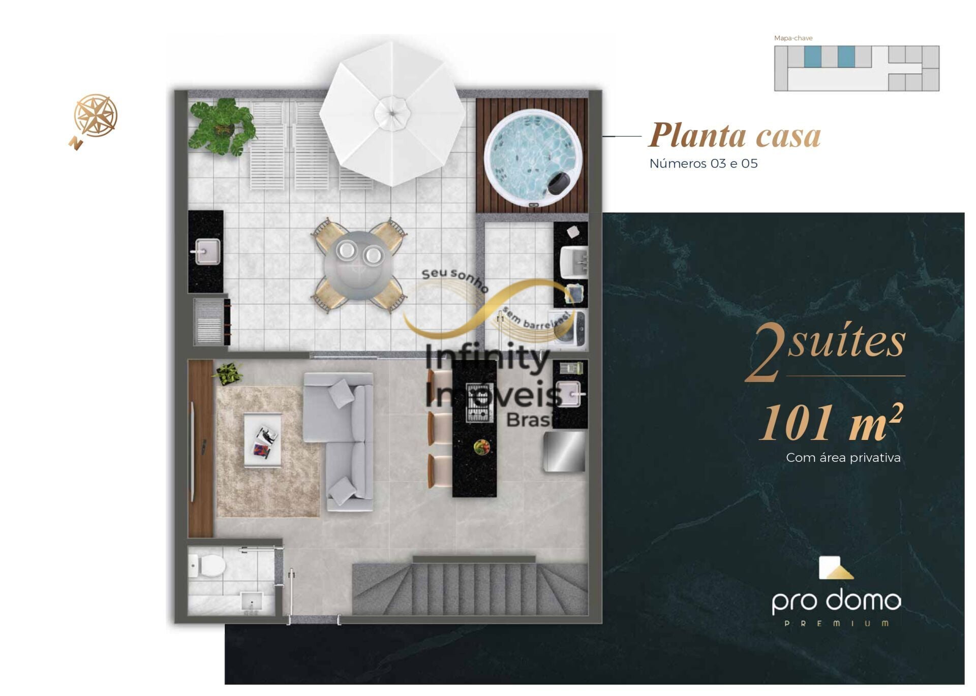 Casa de Condomínio, 2 quartos - Foto 48
