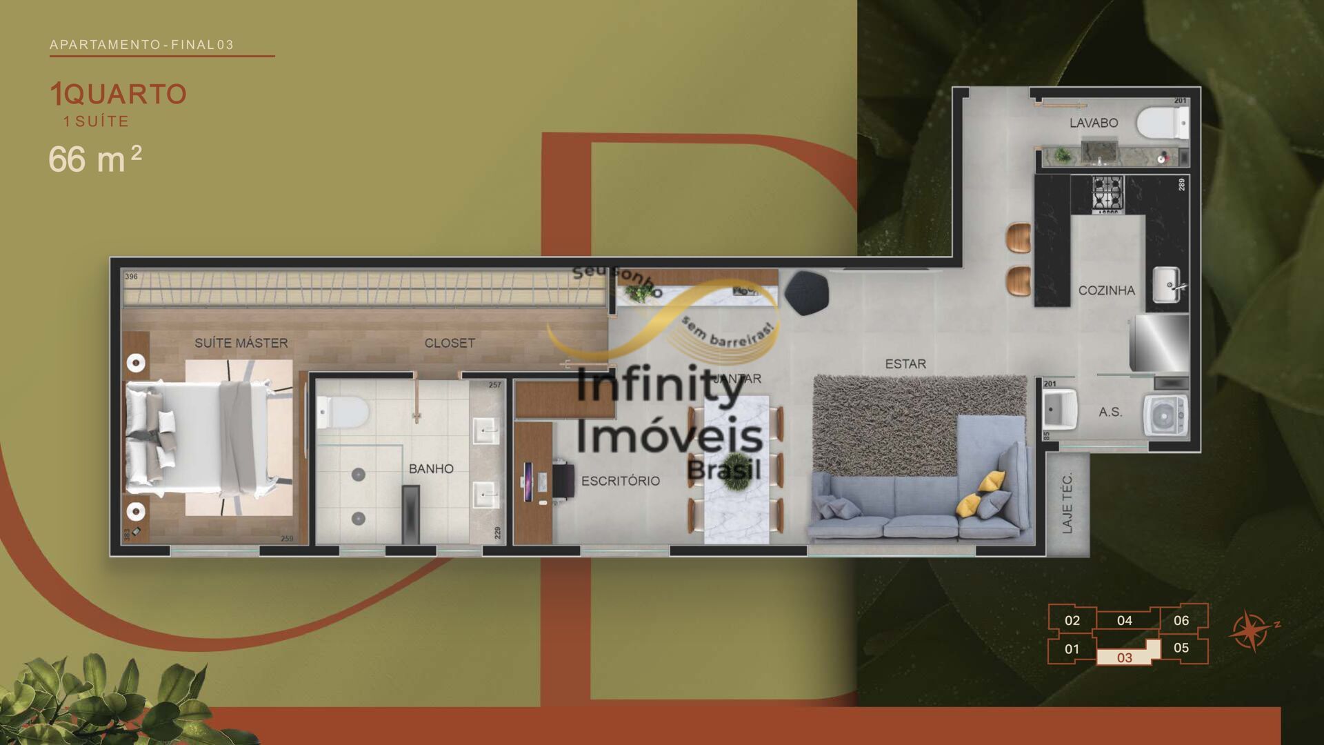 Apartamento, 2 quartos, 64 m² - Foto 72