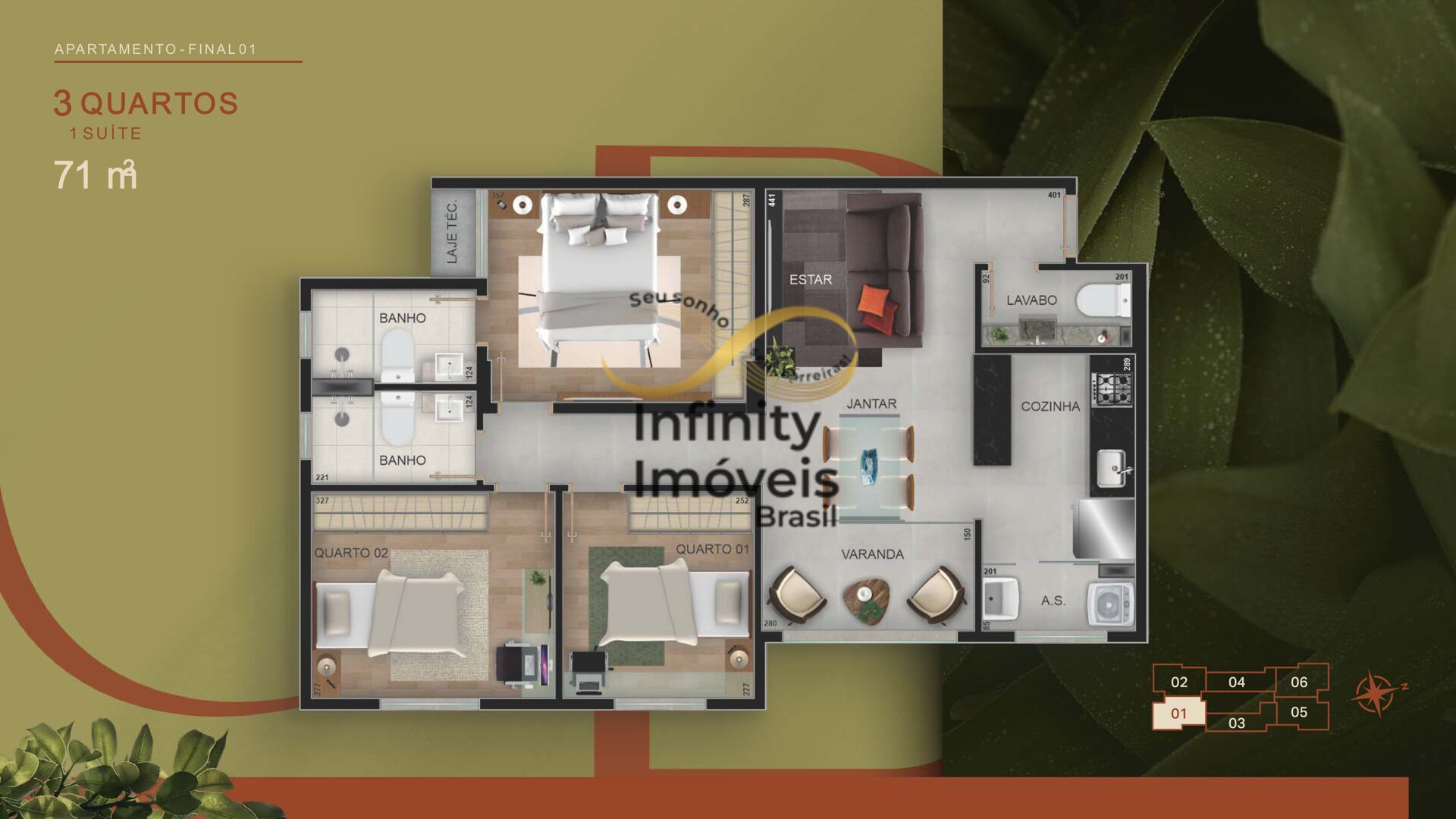 Apartamento, 2 quartos, 64 m² - Foto 76