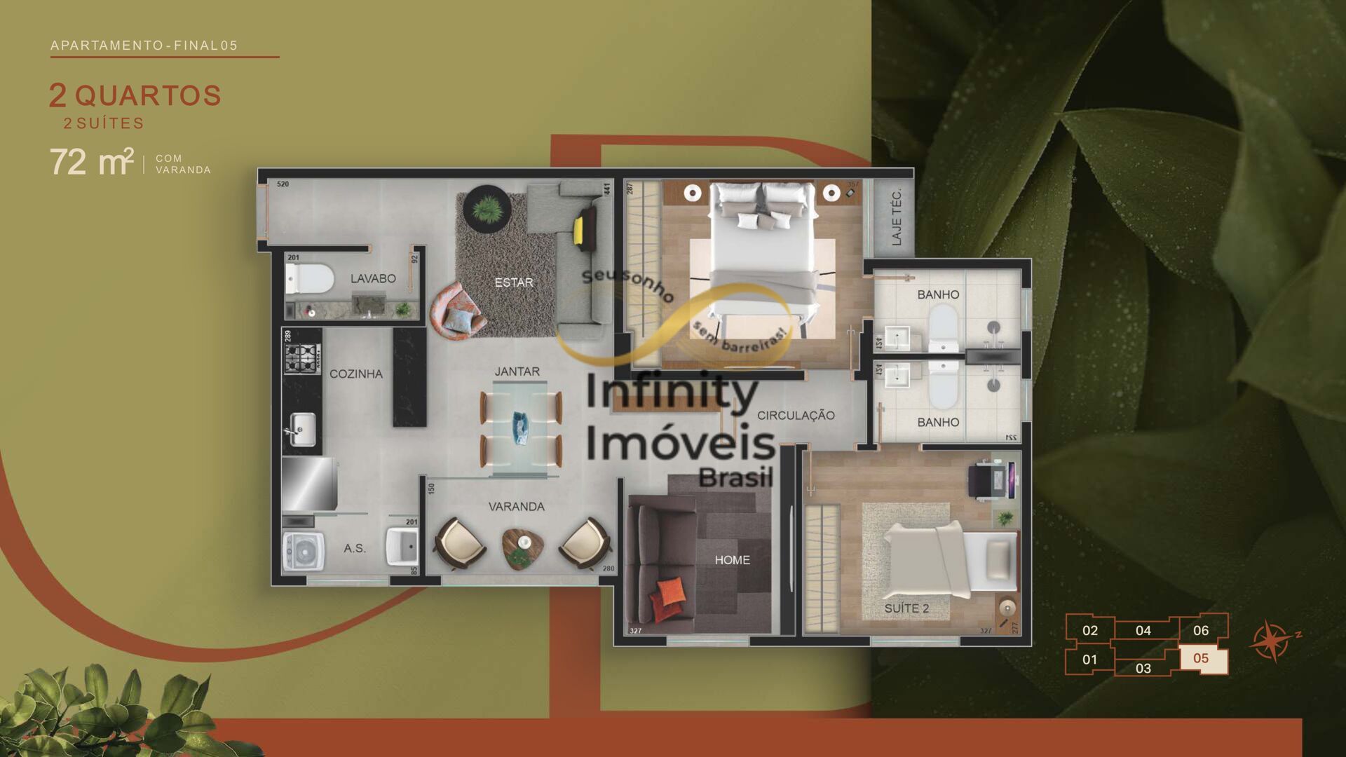 Apartamento, 2 quartos, 64 m² - Foto 81