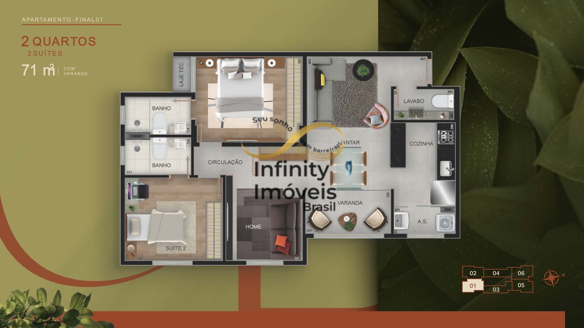 Apartamento, 2 quartos, 64 m² - Foto 78