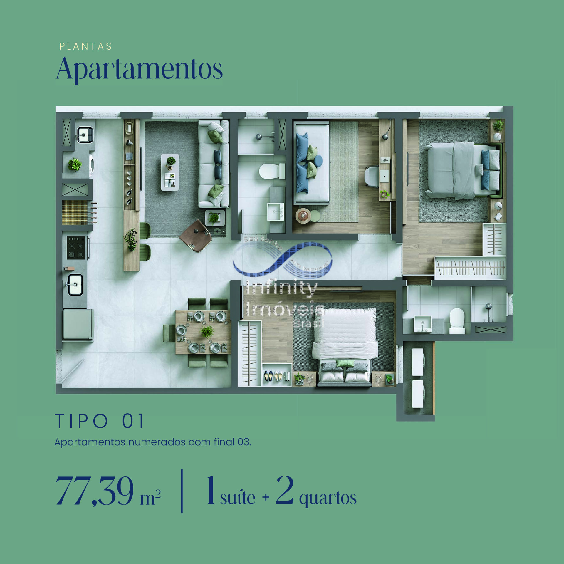 Apartamento, 2 quartos, 61 m² - Foto 24