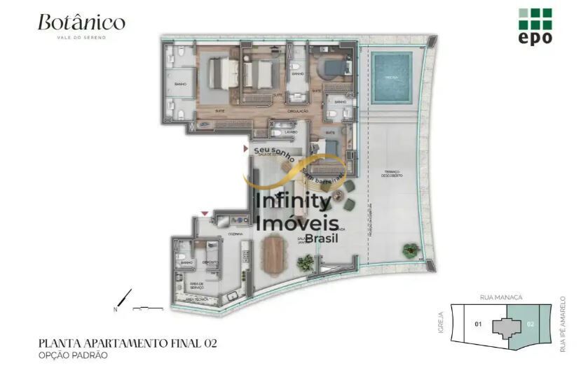 Cobertura, 3 quartos, 128 m² - Foto 18