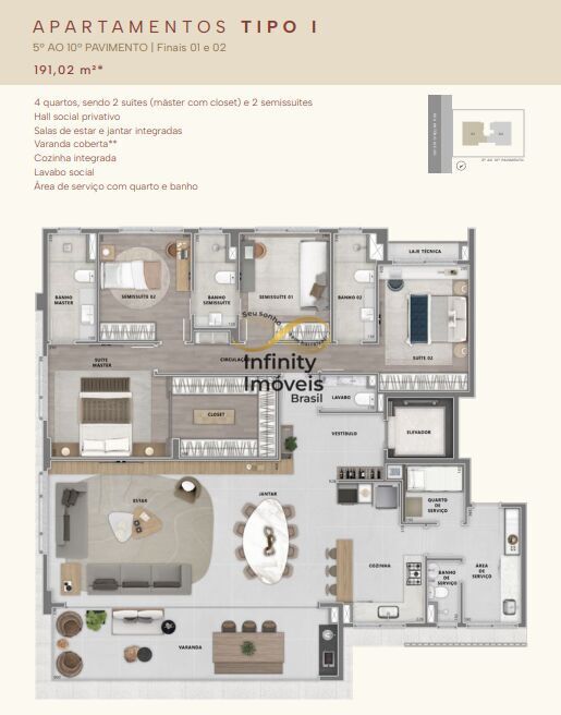 Apartamento, 4 quartos, 191 m² - Foto 42