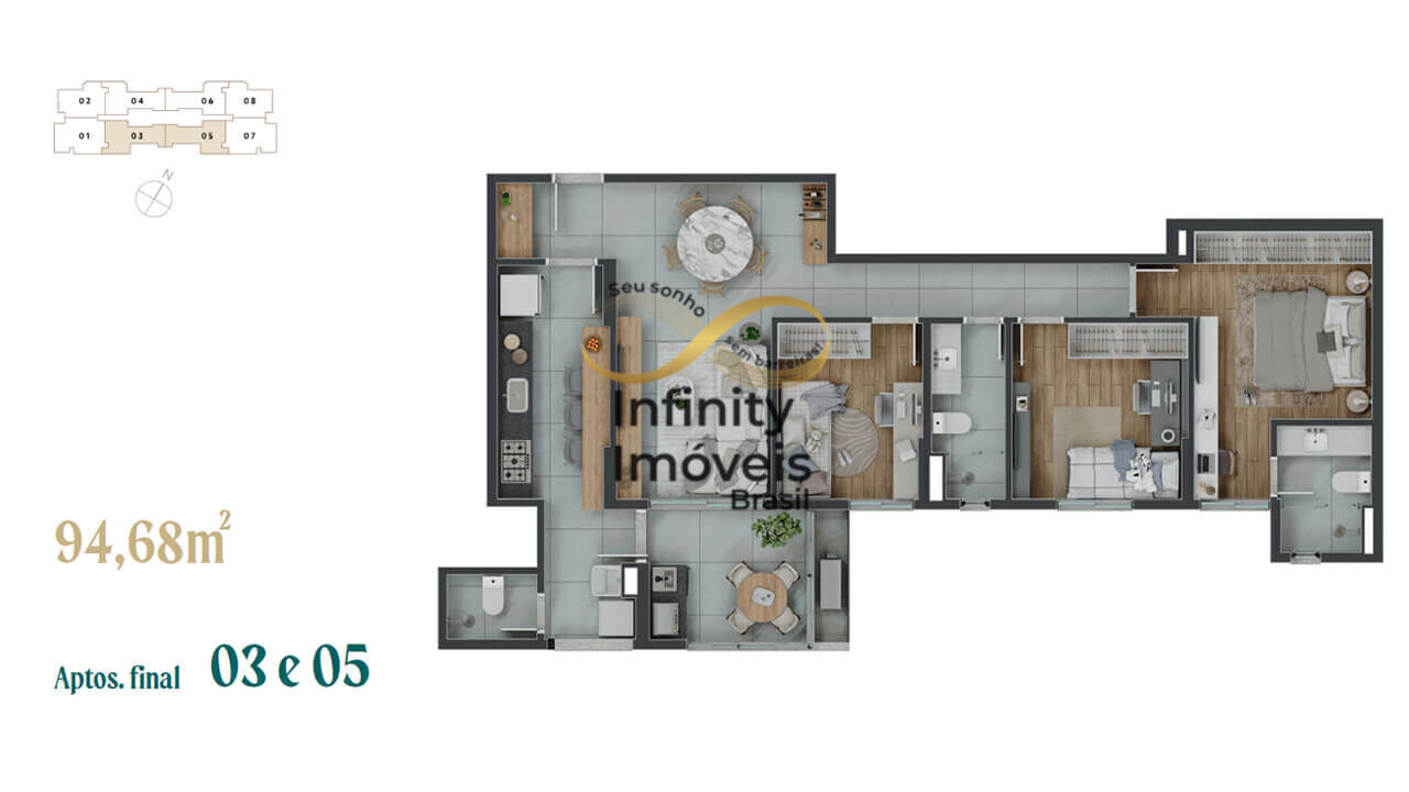 Apartamento, 3 quartos, 93 m² - Foto 15