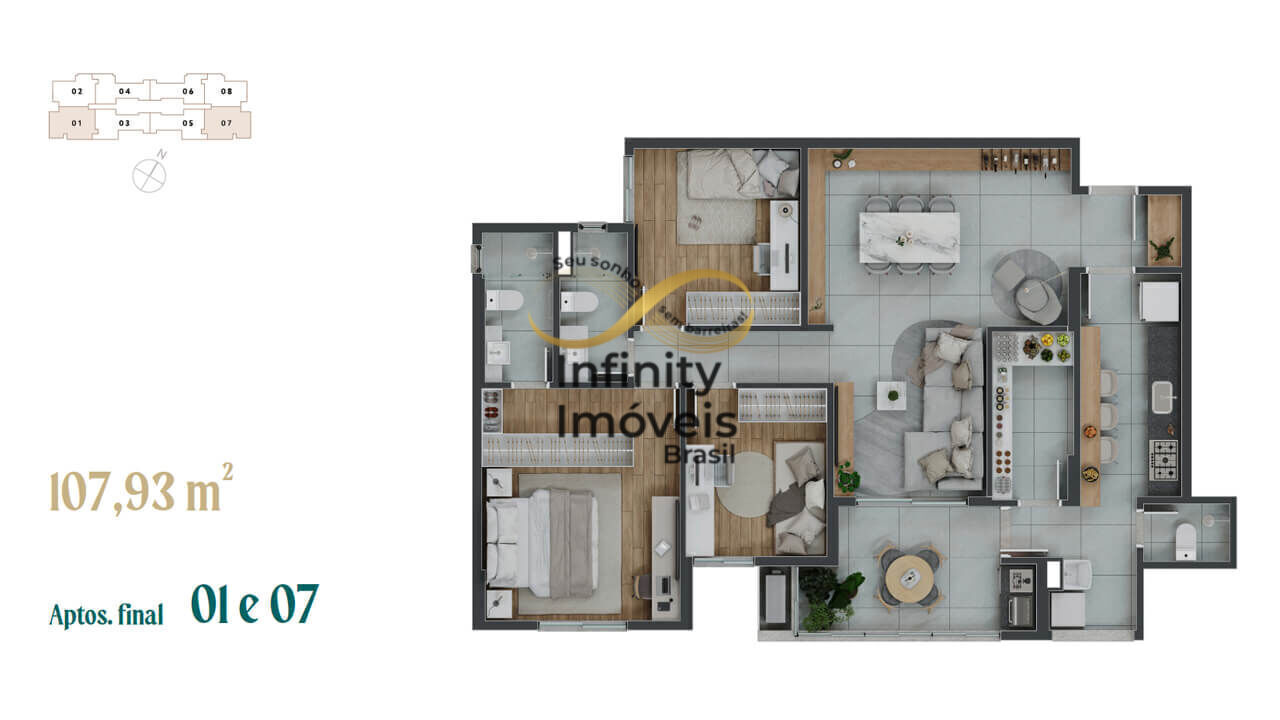 Apartamento, 3 quartos, 93 m² - Foto 17