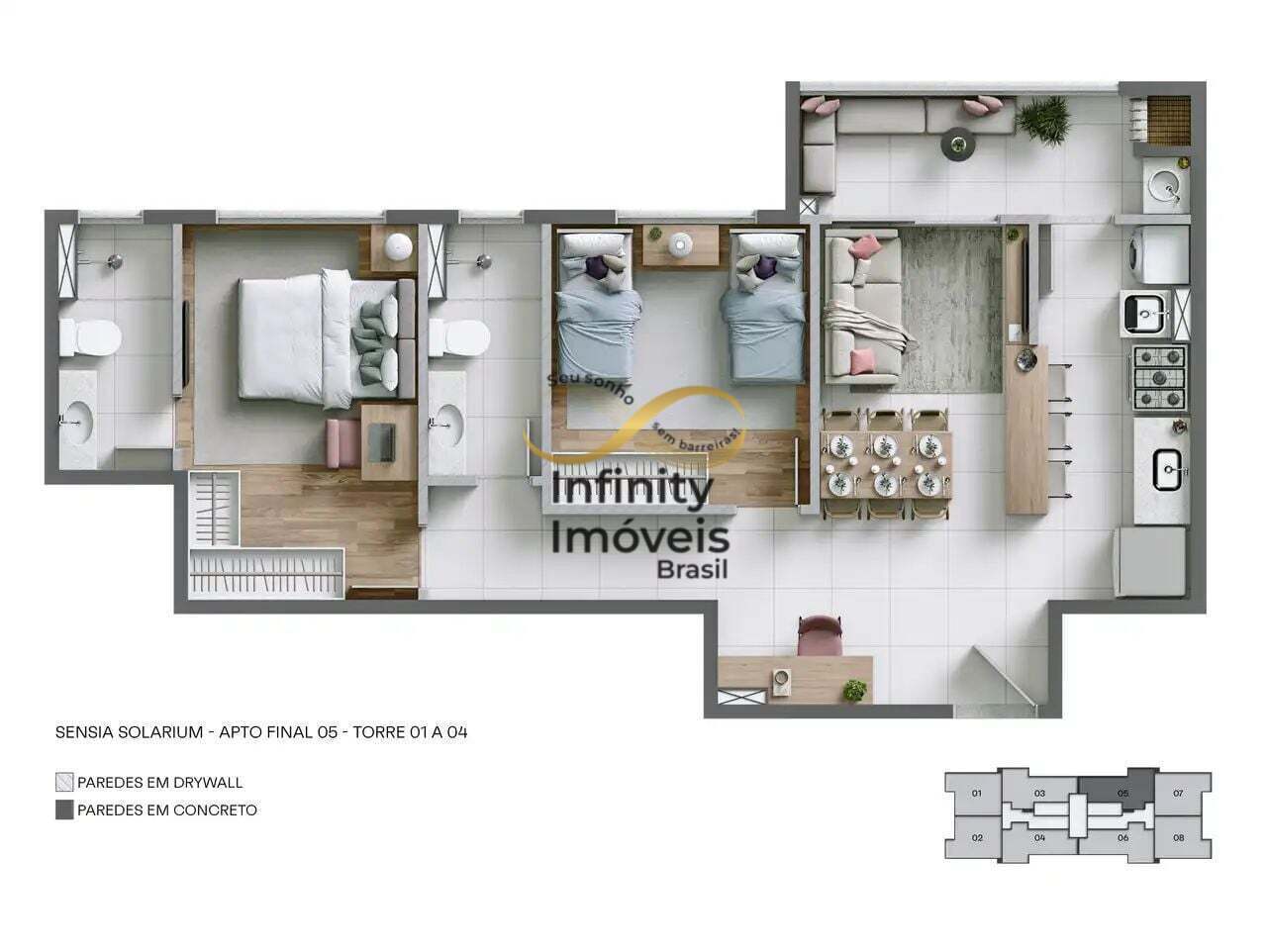 Apartamento, 2 quartos, 53 m² - Foto 27
