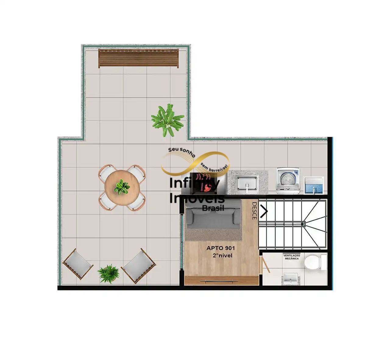 Apartamento, 2 quartos, 49 m² - Foto 36