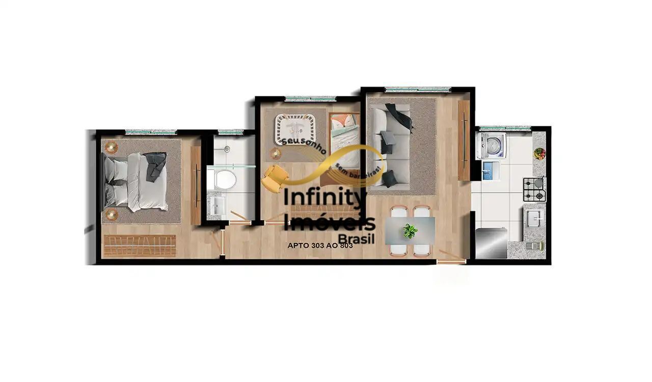 Apartamento, 2 quartos, 49 m² - Foto 39