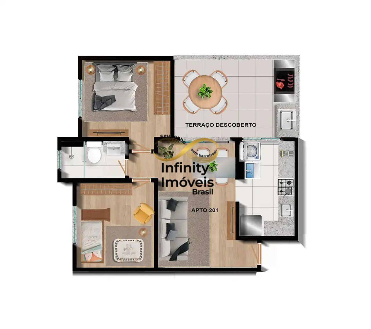 Apartamento, 2 quartos, 49 m² - Foto 32