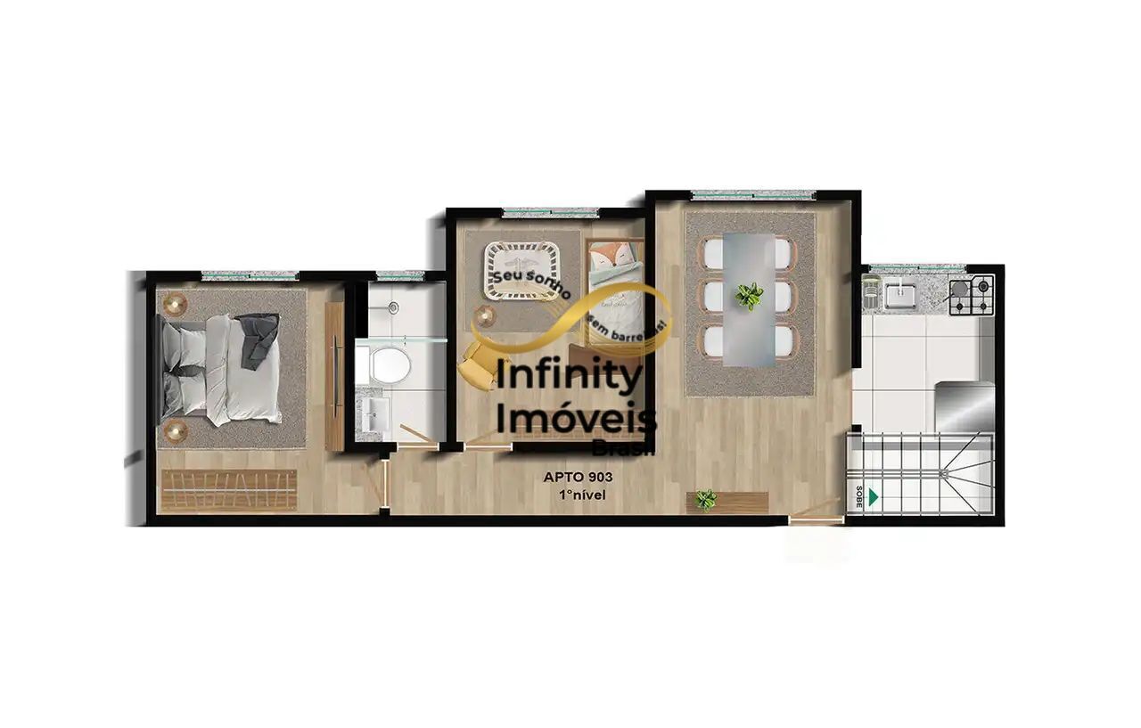 Apartamento, 2 quartos, 49 m² - Foto 33