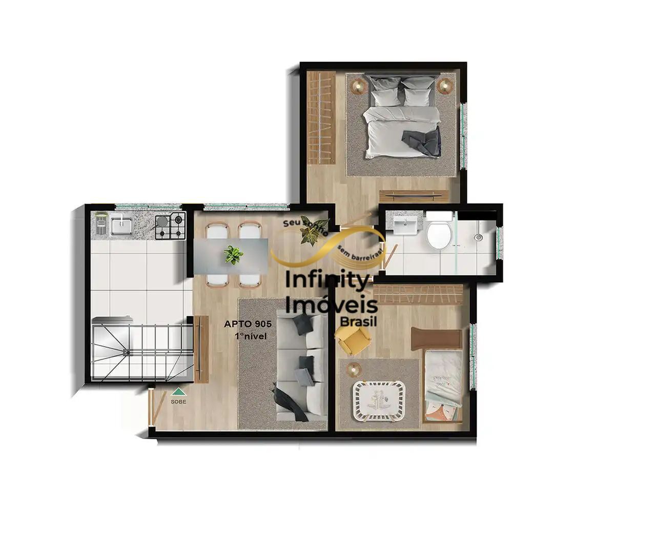 Apartamento, 2 quartos, 49 m² - Foto 38