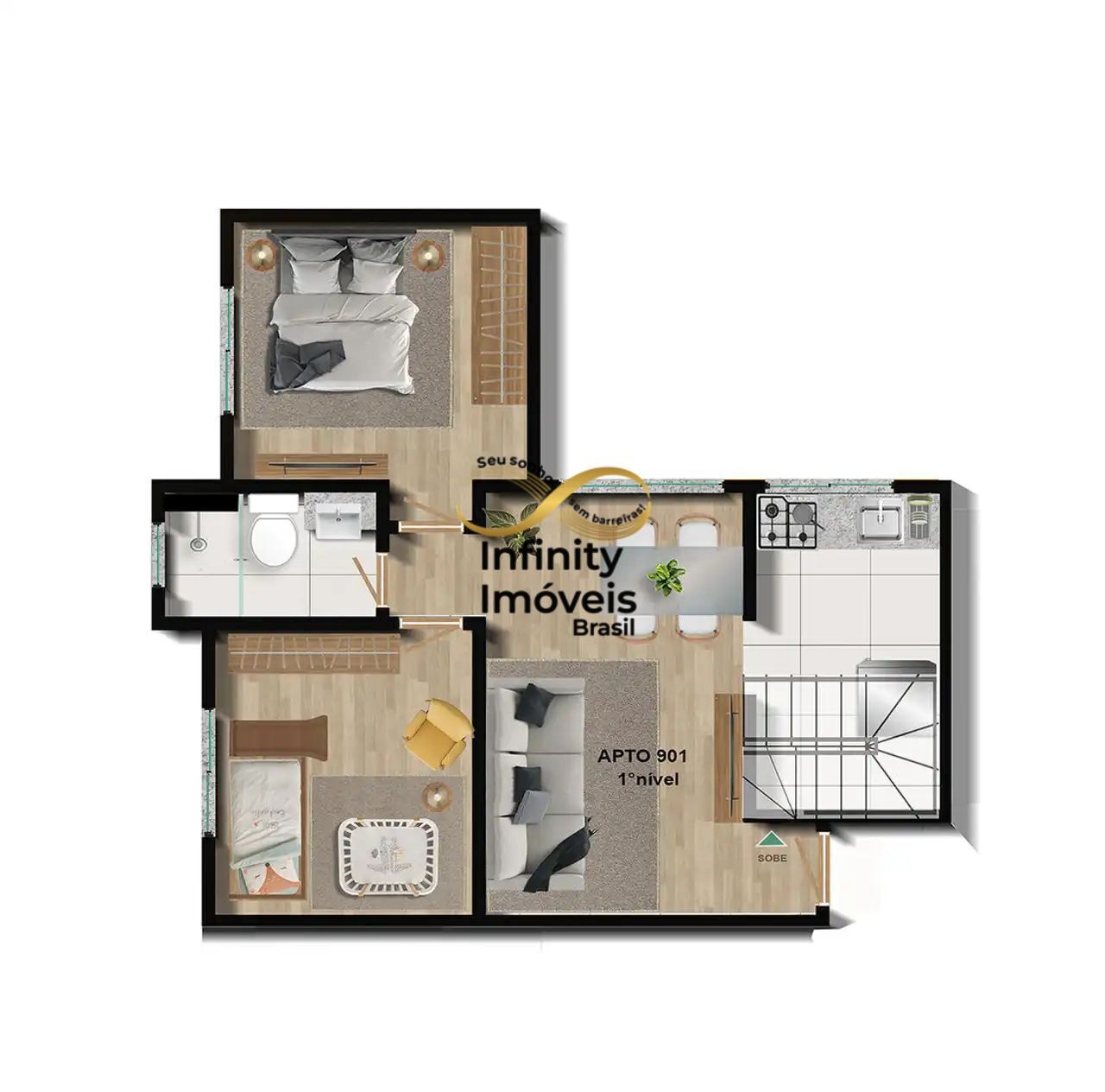 Apartamento, 2 quartos, 49 m² - Foto 35