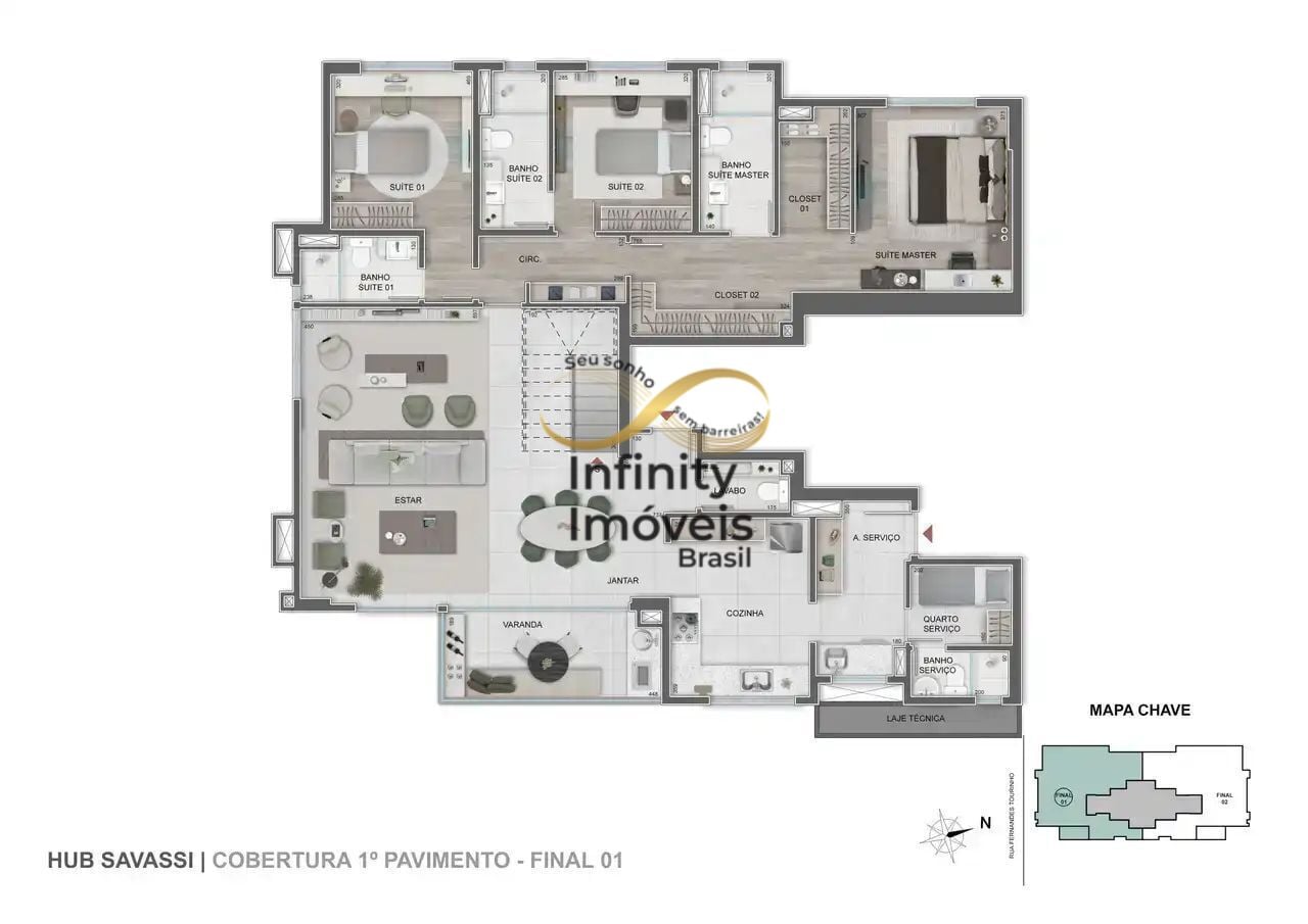 Apartamento, 4 quartos, 157 m² - Foto 19