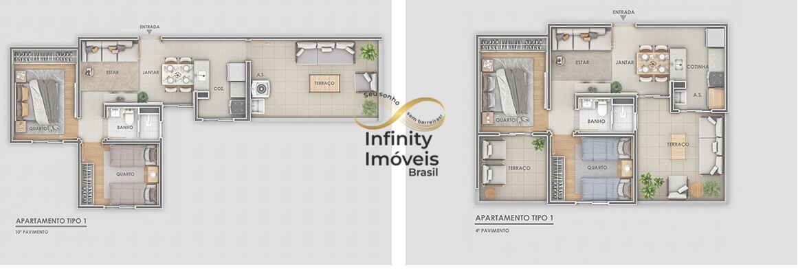 Apartamento, 2 quartos, 43 m² - Foto 8