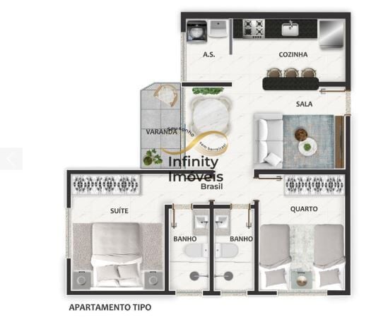 Apartamento, 2 quartos, 60 m² - Foto 34