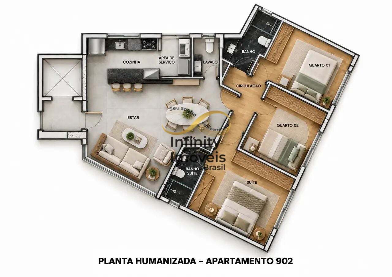 Apartamento, 2 quartos, 77 m² - Foto 18