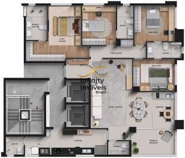 Apartamento, 4 quartos, 139 m² - Foto 10