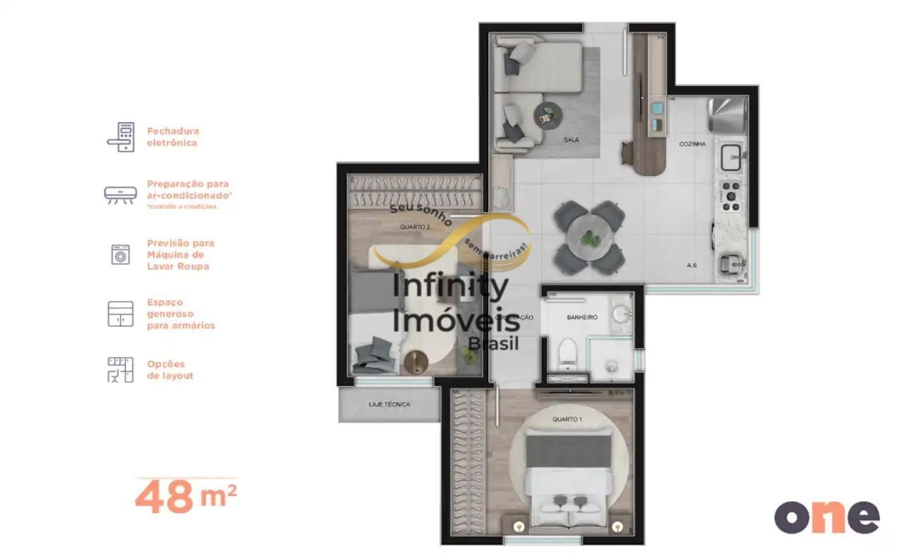 Apartamento, 1 quarto, 34 m² - Foto 31