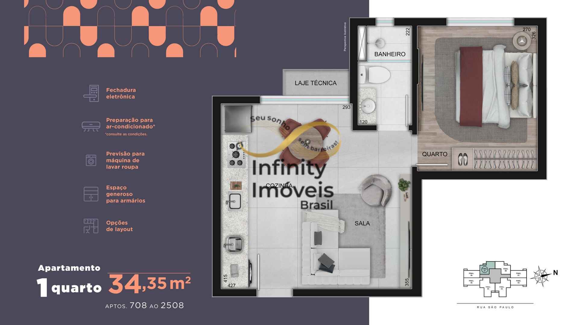 Apartamento, 1 quarto, 34 m² - Foto 39