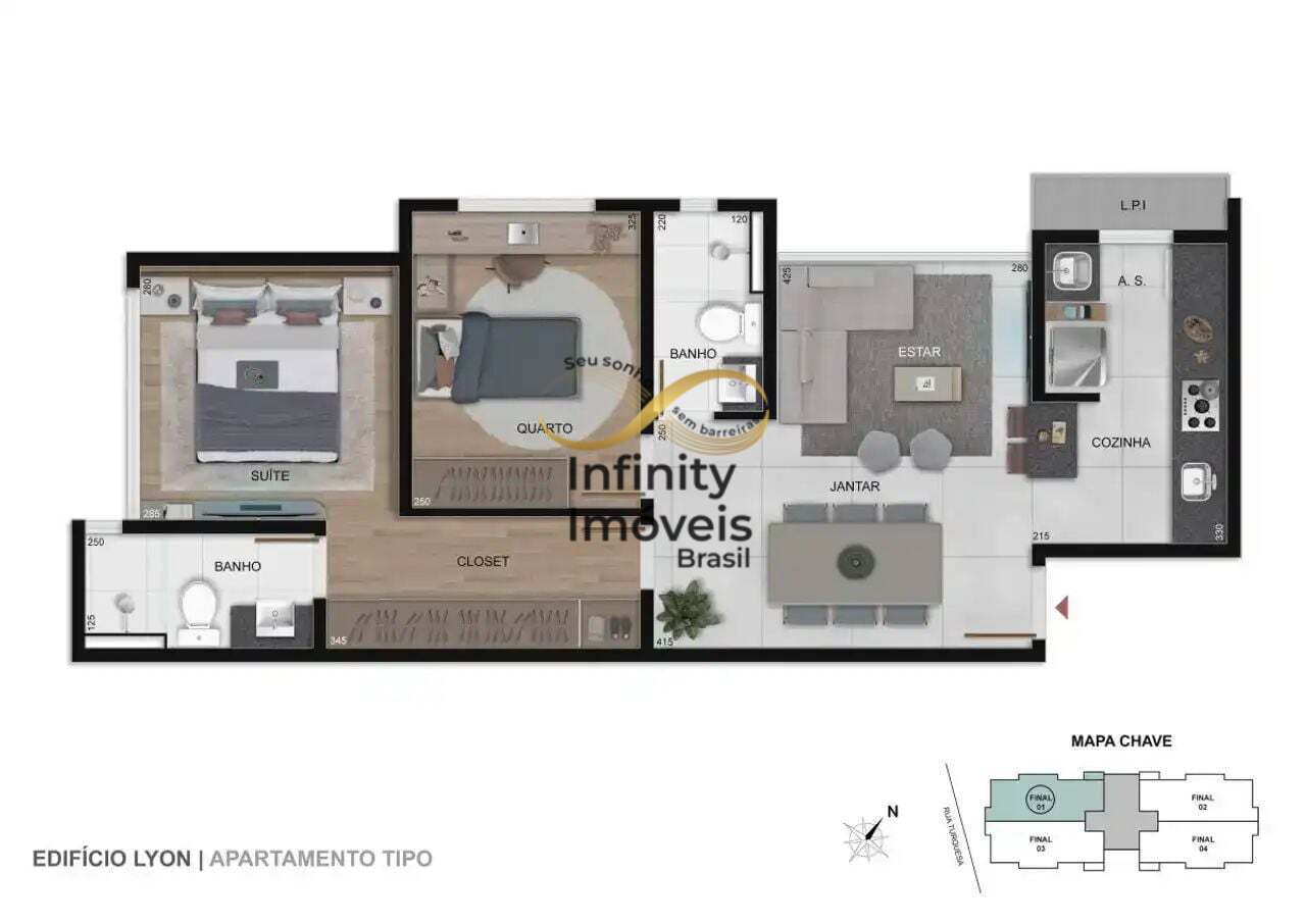 Apartamento, 2 quartos, 57 m² - Foto 22