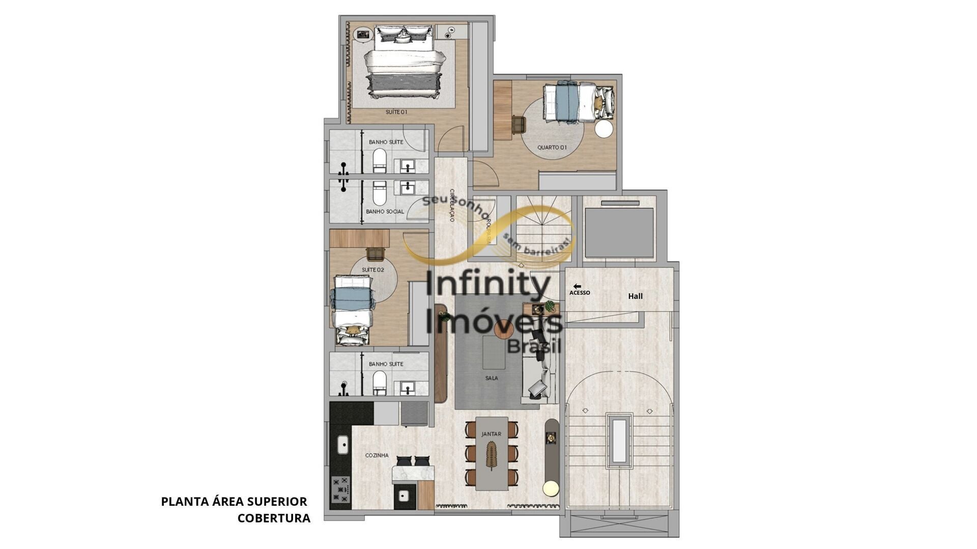 Cobertura, 3 quartos, 186 m² - Foto 42