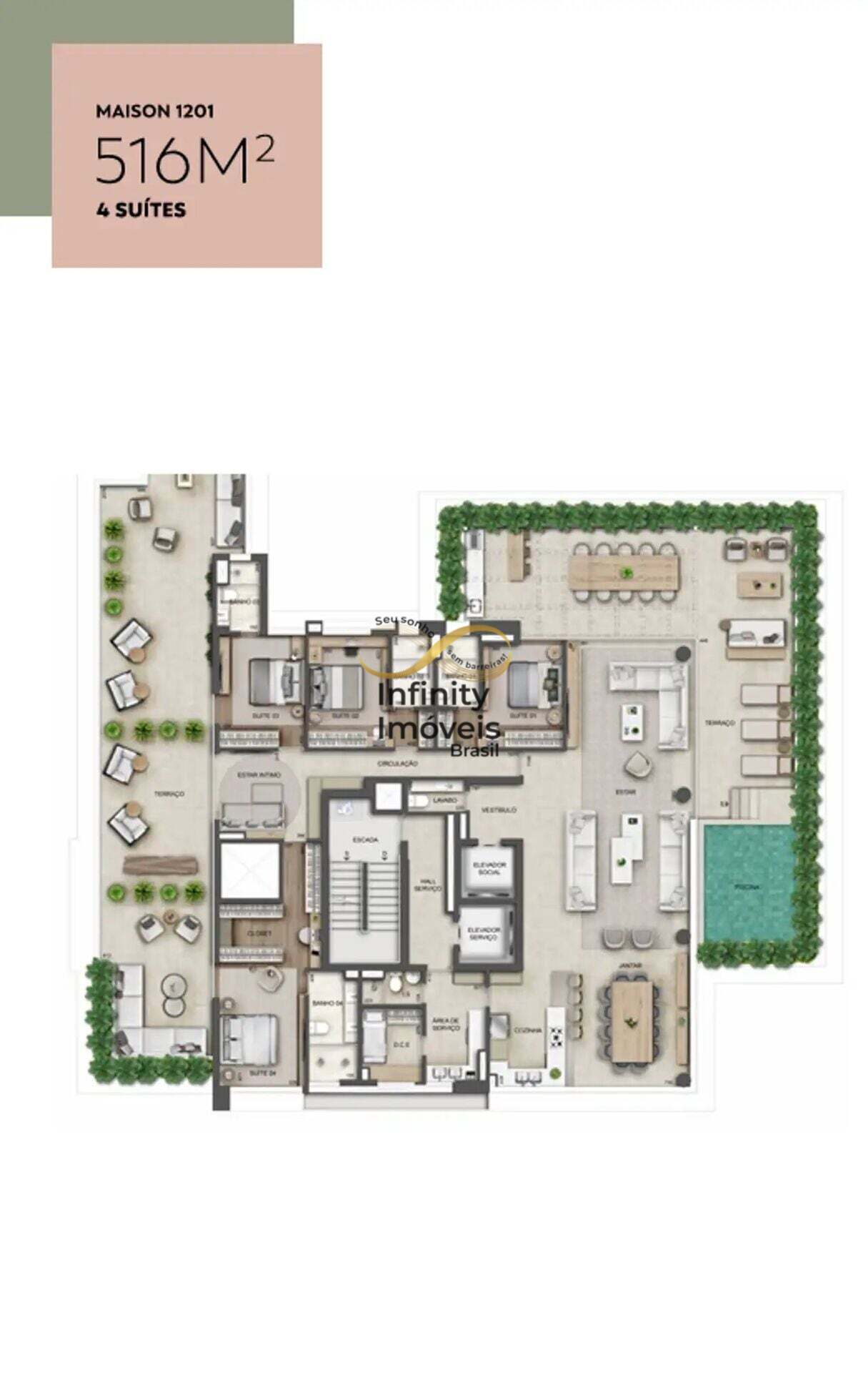 Apartamento, 4 quartos, 516 m² - Foto 30