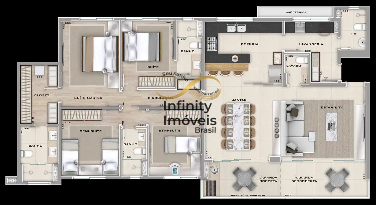 Cobertura, 4 quartos, 309 m² - Foto 6