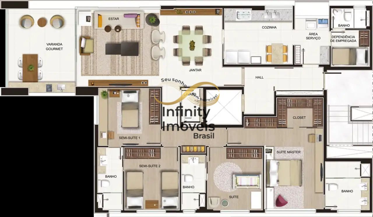 Apartamento, 4 quartos, 200 m² - Foto 12