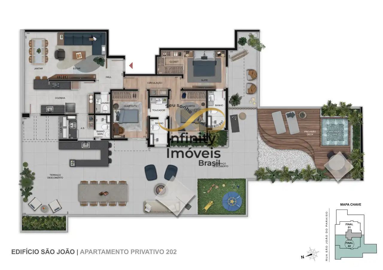 Cobertura, 3 quartos, 219 m² - Foto 6