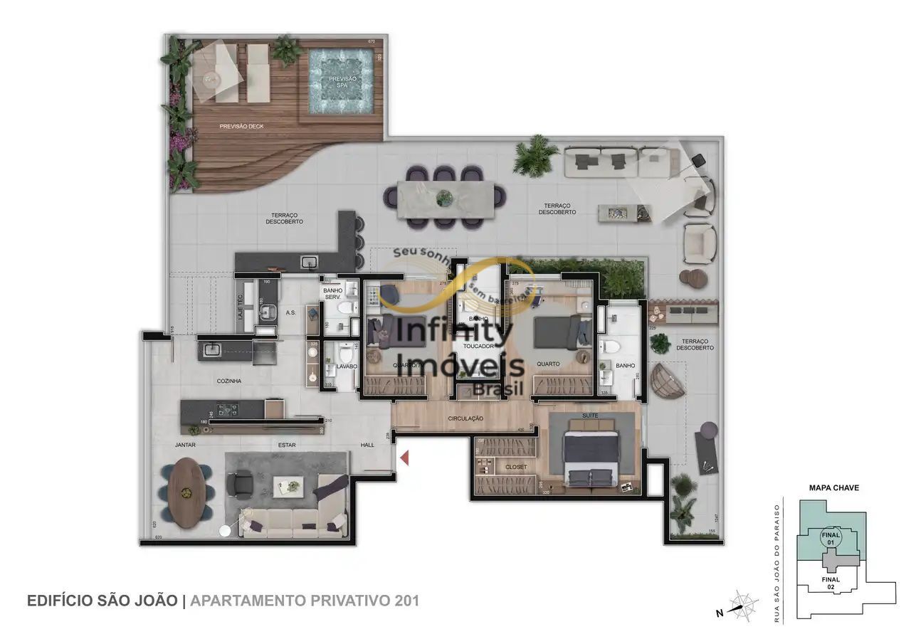 Cobertura, 3 quartos, 219 m² - Foto 5