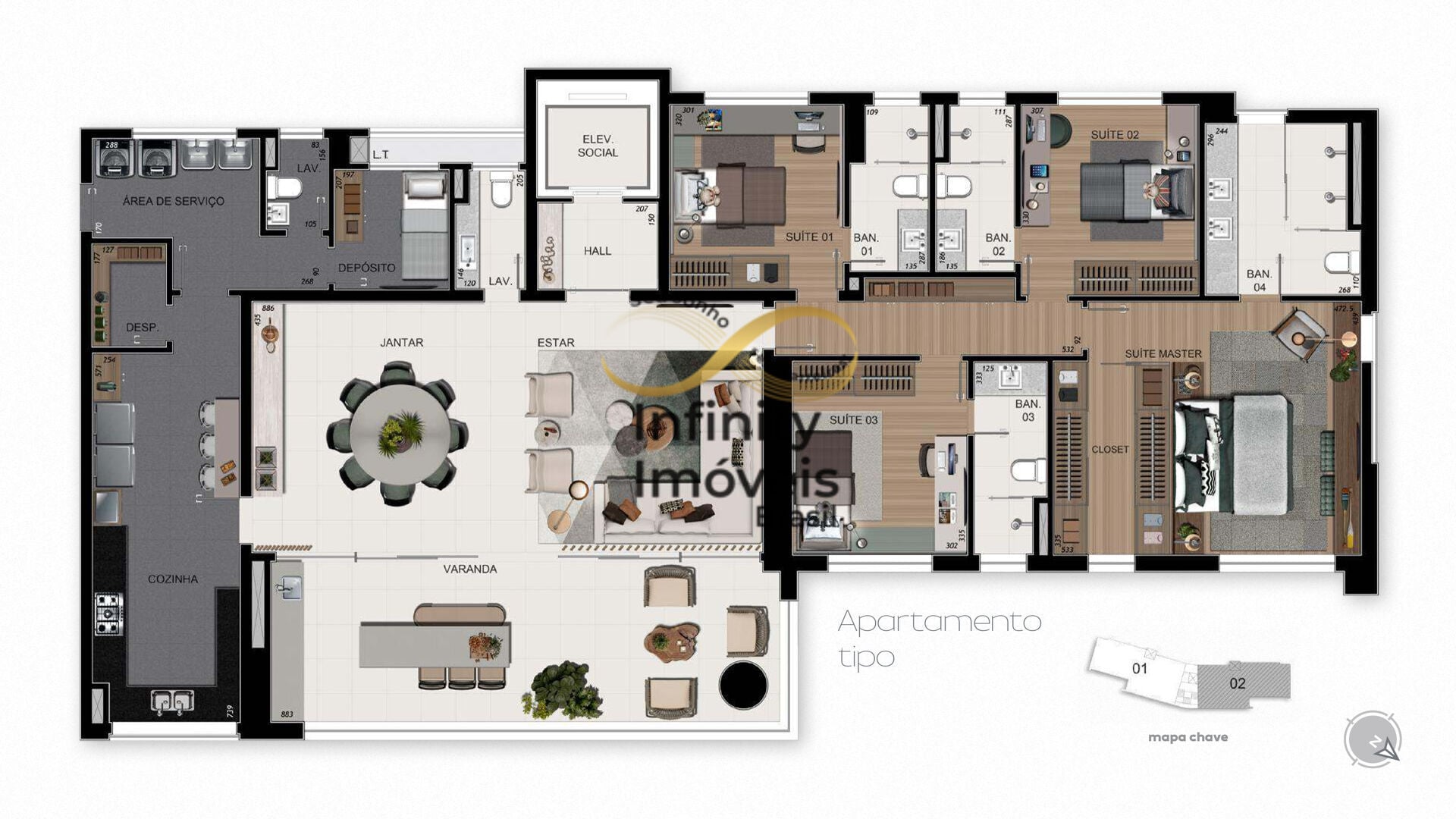 Apartamento, 4 quartos, 208 m² - Foto 18
