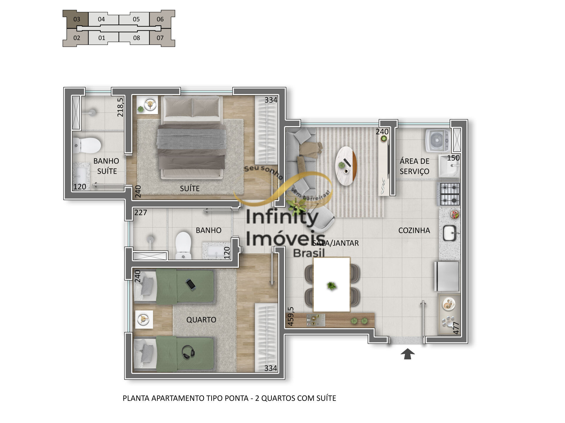 Apartamento, 2 quartos, 48 m² - Foto 43