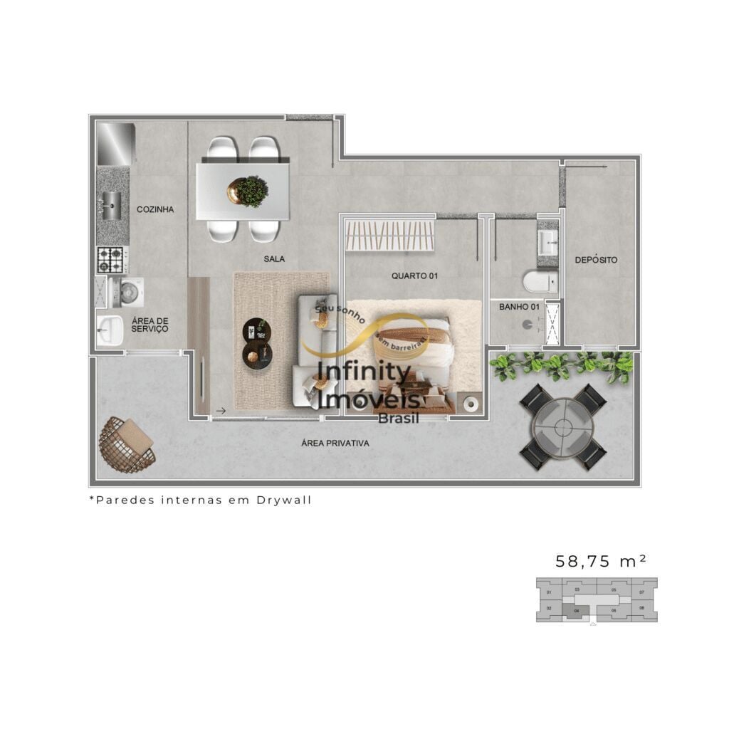 Apartamento, 2 quartos, 51 m² - Foto 31